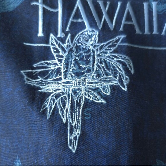 Tommy Bahama HAWAII EXCLUSIVE Hawaiian Islands Blue XXL RARE - Picture 7 of 10